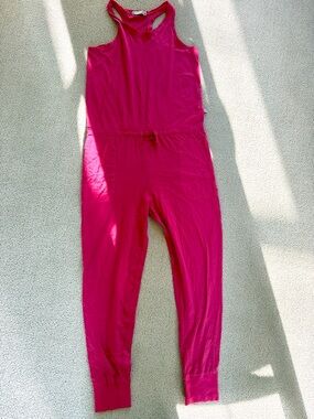 Stella McCartney Kids Hot Pink Racerback Jumpsuit 🌿